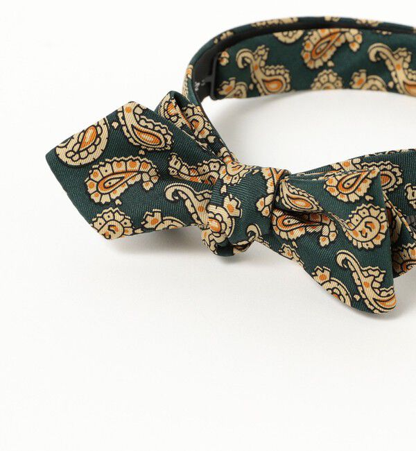 BEAMS PLUS「BEAMS PLUS / シルク ミニペイズリー プリント ボウタイ」|ネクタイ・蝶ネクタイ|