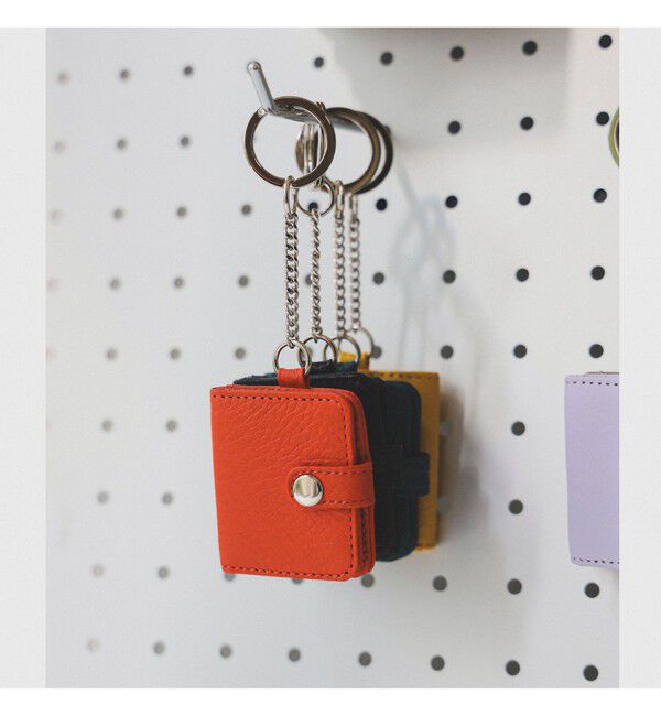 BEAMS「フォト カードケース キーホルダー」|キーケース|ORANGE