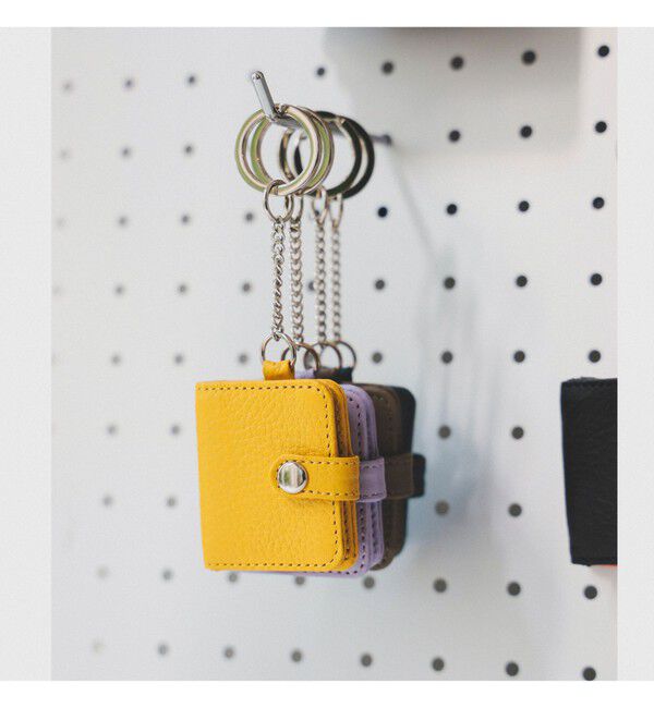 BEAMS「フォト カードケース キーホルダー」|キーケース|YELLOW