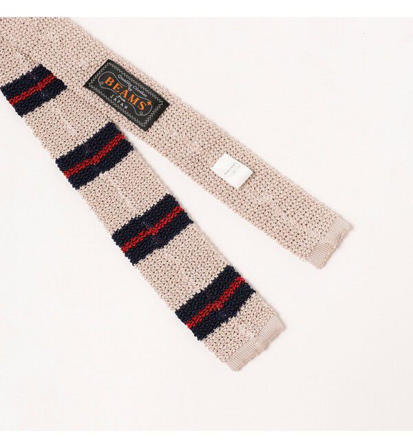 BEAMS PLUS「シルク ニット タイ ストライプ 」|ネクタイ・蝶ネクタイ|