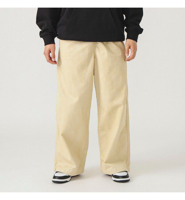 BEAMS「ワイド ダスティー イージーパンツ」|チノ|