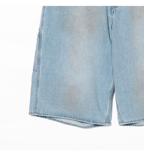 BEAMS「クォーターレングス ペインターデニム」|デニム|