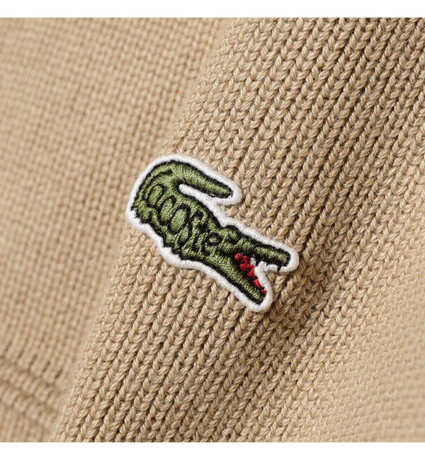 BEAMS「【別注】LACOSTE / ジップ カーディガン」|ニット・セーター|