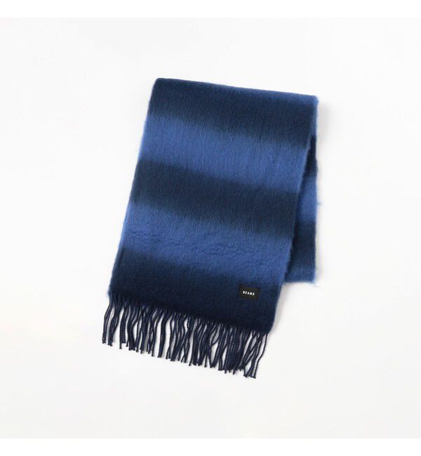 BEAMS「ボーダー ビッグ ストール」|マフラー|