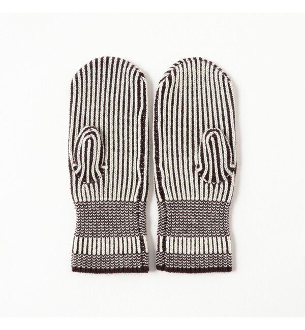 BEAMS PLUS「Wool Cashmere Rib Mitton」|手袋|