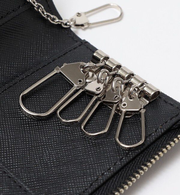 SHIPS「SHIPS:【SAFFIANO LEATHER】 イタリアンレザー キーケース」|キーケース|