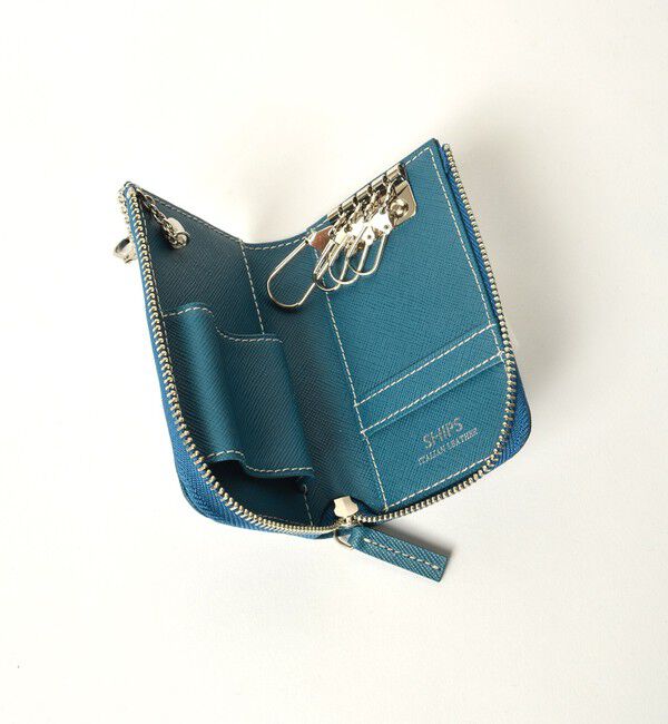 SHIPS「SHIPS:【SAFFIANO LEATHER】 イタリアンレザー キーケース」|キーケース|