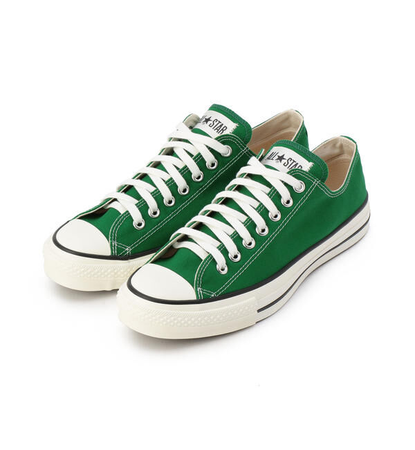 SHIPS「CONVERSE: JAPAN MADE キャンバス オールスター」|スニーカー|グリーン