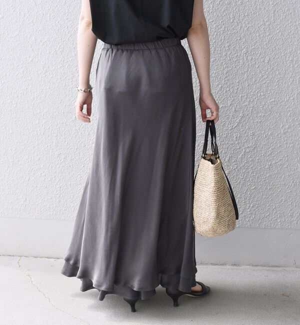 SHIPS for women「レーヨンシルクマーメイドロングスカート◇」|スカート|