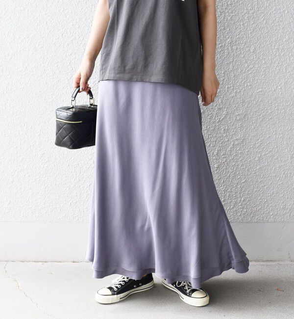 SHIPS for women「レーヨンシルクマーメイドロングスカート◇」|スカート|