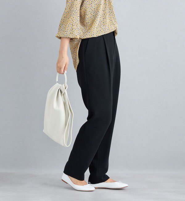 SHIPS for women「〈手洗い可能〉トリアセテートテーパードパンツ」|その他|