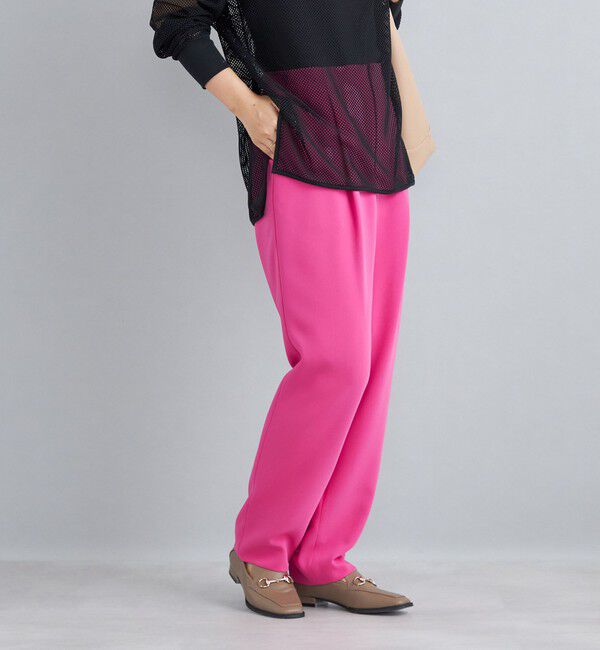 SHIPS for women「〈手洗い可能〉トリアセテートテーパードパンツ」|その他|