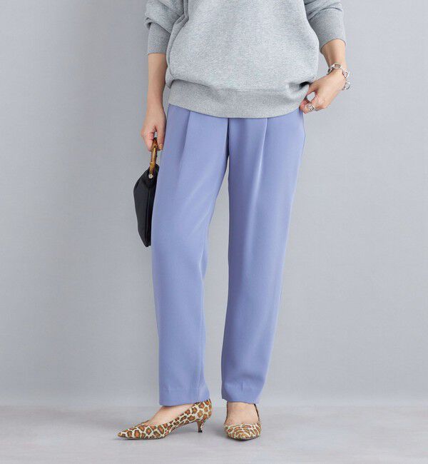 SHIPS for women「〈手洗い可能〉トリアセテートテーパードパンツ」|その他|