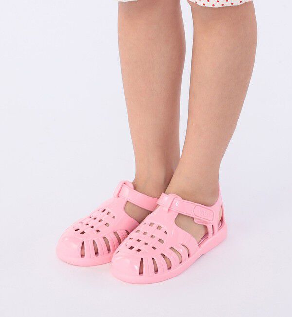 SHIPS KIDS「【WEB限定】igor:12～17cm / TOBBY SOLID GLOSS」|サンダル|ピンク