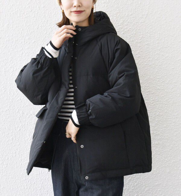 SHIPS any「SHIPS any: フーディ ショート ダウン ジャケット」|ダウン|