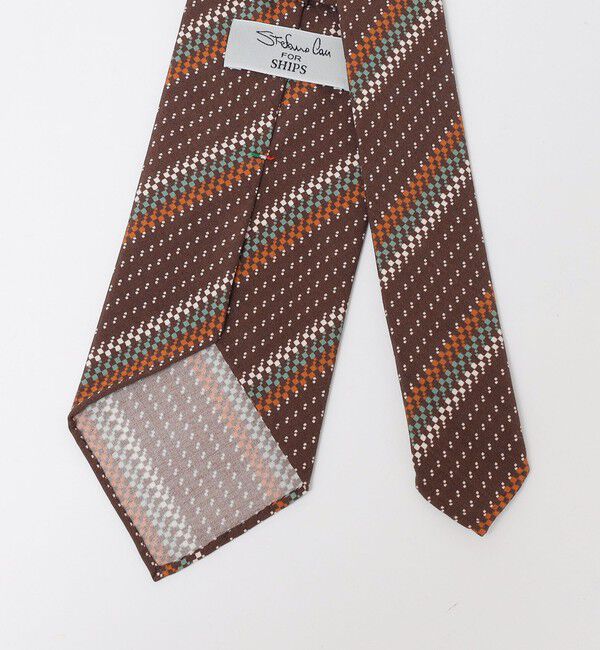 SHIPS「【SHIPS別注】Stefano cau: グラデーション プリント ネクタイ」|ネクタイ・蝶ネクタイ|