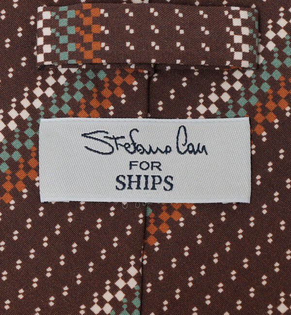 SHIPS「【SHIPS別注】Stefano cau: グラデーション プリント ネクタイ」|ネクタイ・蝶ネクタイ|