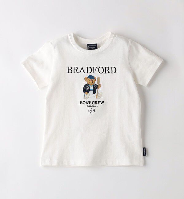 SHIPS Colors 「SHIPS Colors:TeddyBear(R) プリント&ステッチ TEE(80~150cm)◇」|Tシャツ・カットソー|