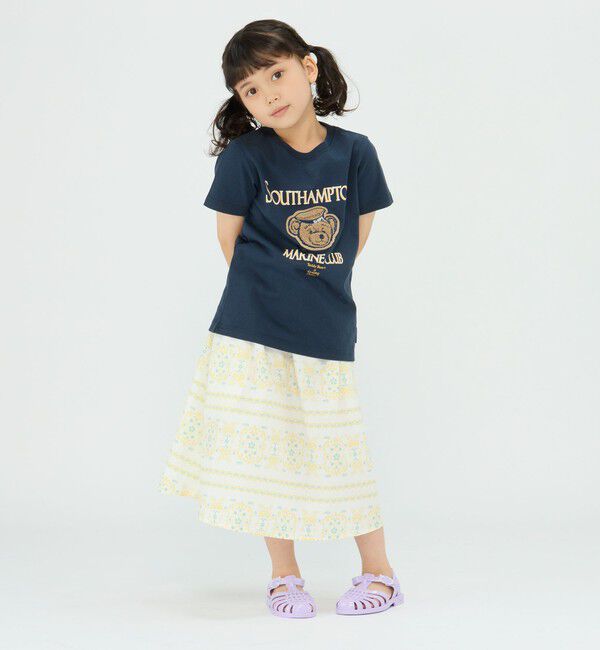 SHIPS Colors 「SHIPS Colors:TeddyBear(R) プリント&ステッチ TEE(80~150cm)◇」|Tシャツ・カットソー|