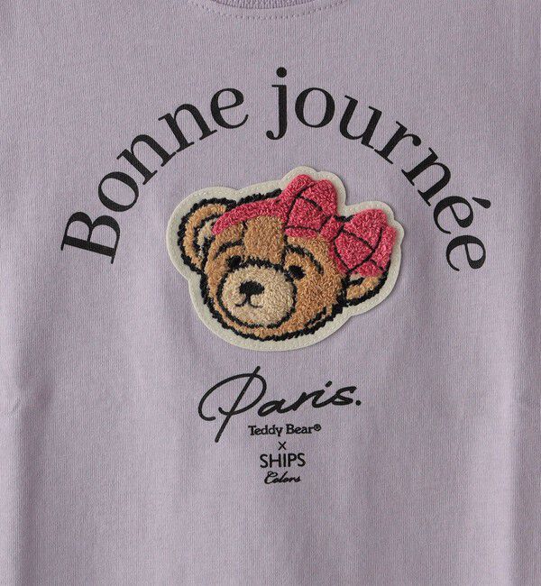 SHIPS Colors 「SHIPS Colors:TeddyBear(R) プリント&ステッチ TEE(80~150cm)◇」|Tシャツ・カットソー|