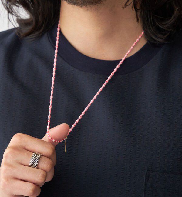 SHIPS「【WEB限定/SHIPS別注】OJO DE MEX: フェイクストーン ネックレス」|ネックレス|