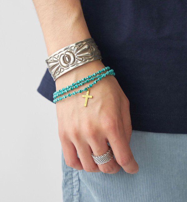 SHIPS「【WEB限定/SHIPS別注】OJO DE MEX: フェイクストーン ネックレス」|ネックレス|