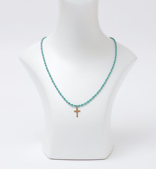 SHIPS「【WEB限定/SHIPS別注】OJO DE MEX: フェイクストーン ネックレス」|ネックレス|