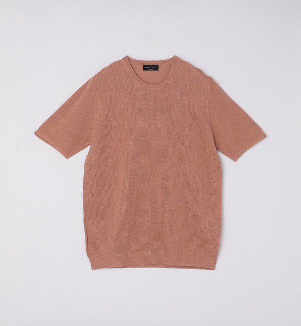 SHIPS「ROBERTO COLLINA: LINEN PIQUE TEE」|ニット・セーター|ベビーピンク