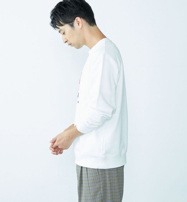 SHIPS「City Ambient Products: プリント クルーネック スウェット」|スウェット・ジャージ|