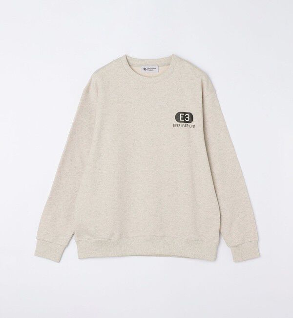 SHIPS「City Ambient Products: プリント クルーネック スウェット」|スウェット・ジャージ|ナチュラル