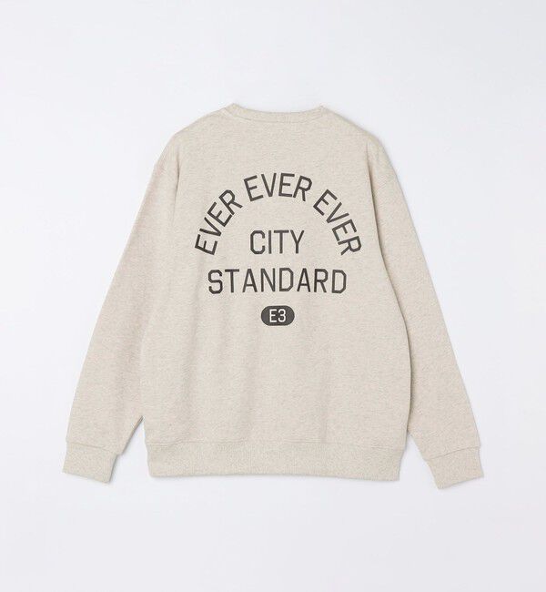 SHIPS「City Ambient Products: プリント クルーネック スウェット」|スウェット・ジャージ|