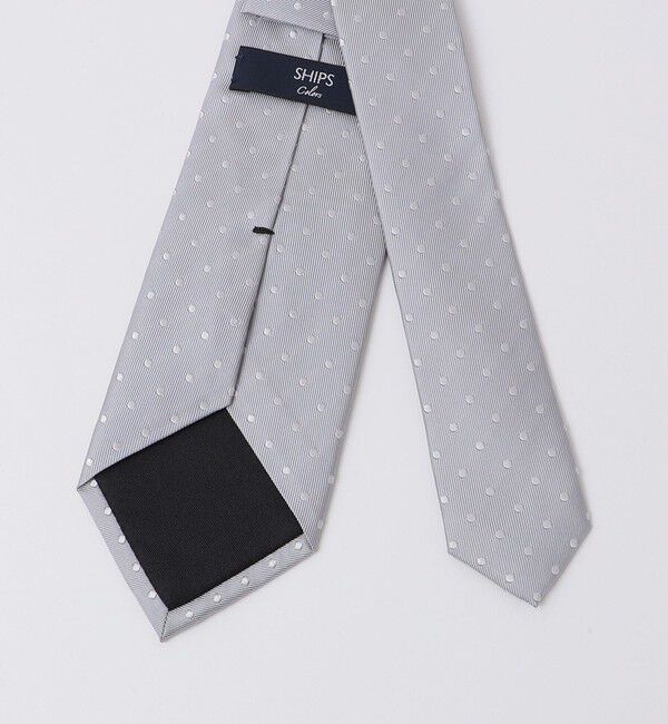 SHIPS Colors 「SHIPS Colors:シルバー ツイル ドット タイ 2◇」|ネクタイ・蝶ネクタイ|