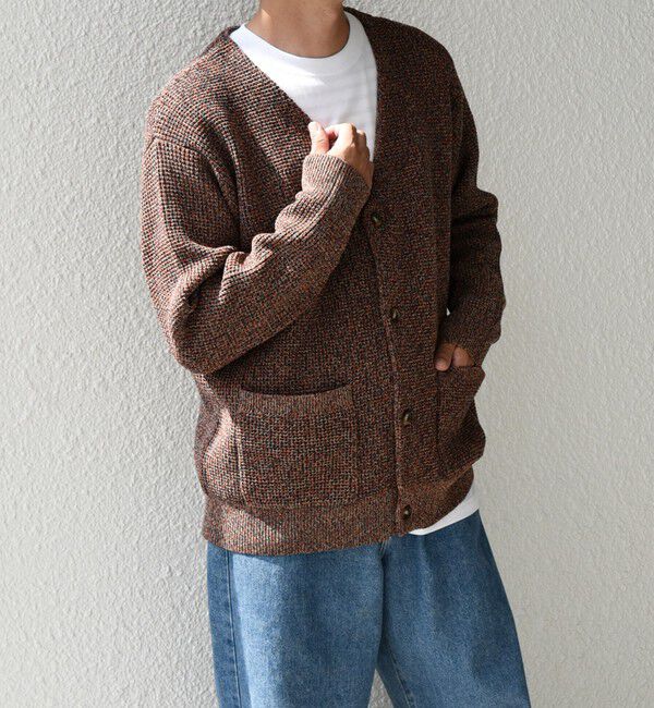 SHIPS any「SHIPS any: 〈手洗い可能〉メランジ カラー ミックス リラックス カーディガン◇」|カーディガン|