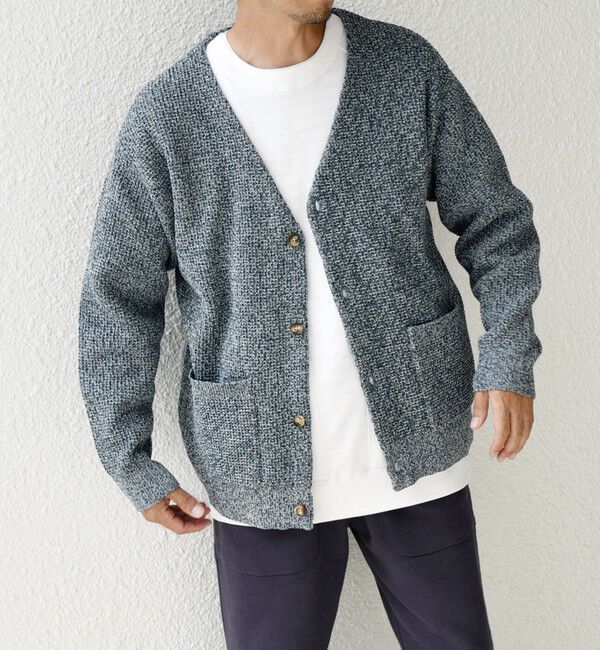 SHIPS any「SHIPS any: 〈手洗い可能〉メランジ カラー ミックス リラックス カーディガン◇」|カーディガン|