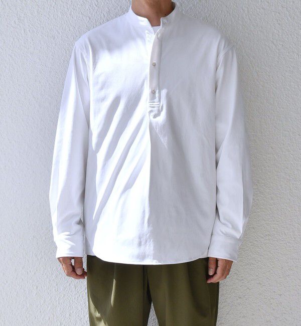 SHIPS any「SHIPS any: SORONA(R) ストレッチ ジャージー バンドスキッパー プルオーバー シャツ◇」|シャツ・ブラウス|