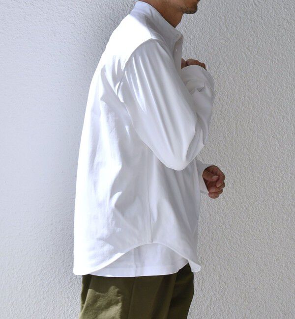 SHIPS any「SHIPS any: SORONA(R) ストレッチ ジャージー バンドスキッパー プルオーバー シャツ◇」|シャツ・ブラウス|