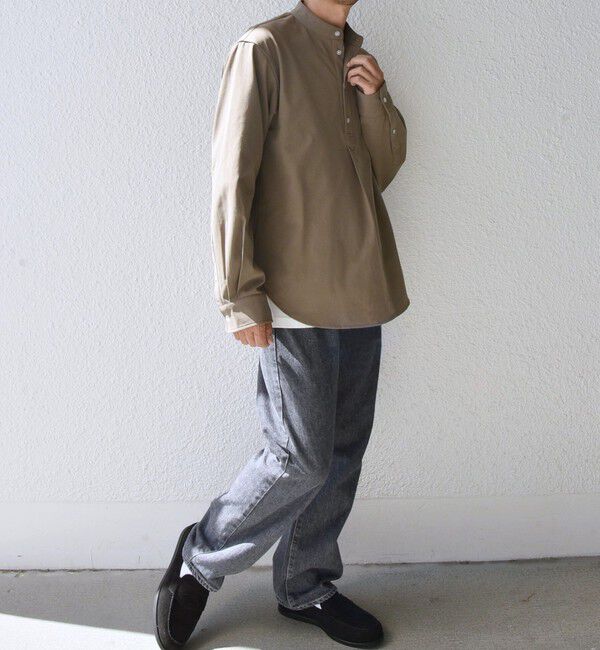 SHIPS any「SHIPS any: SORONA(R) ストレッチ ジャージー バンドスキッパー プルオーバー シャツ◇」|シャツ・ブラウス|