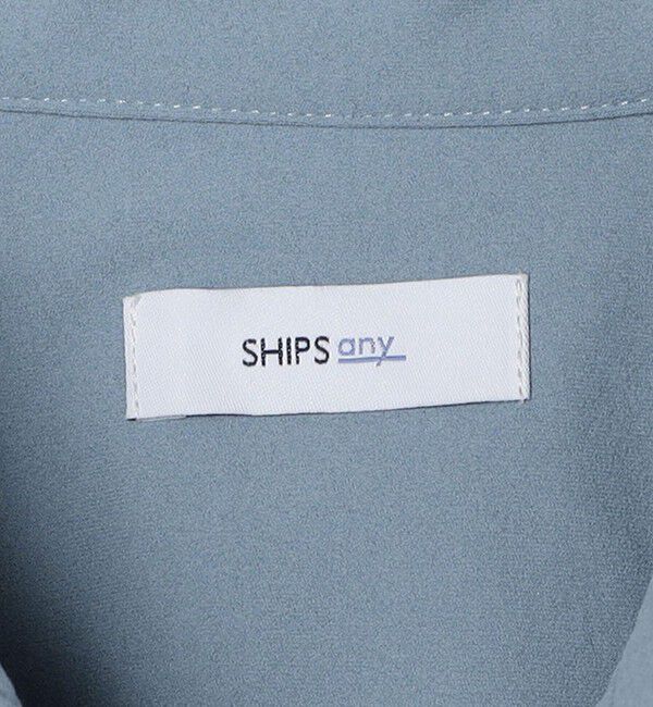 SHIPS any「SHIPS any: SORONA(R) ストレッチ ジャージー バンドスキッパー プルオーバー シャツ◇」|シャツ・ブラウス|