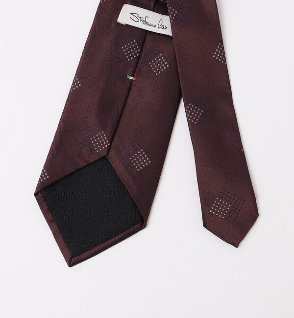 SHIPS「【SHIPS別注】Stefano cau: シルク ジャカード スクエア コモン ネクタイ」|ネクタイ・蝶ネクタイ|