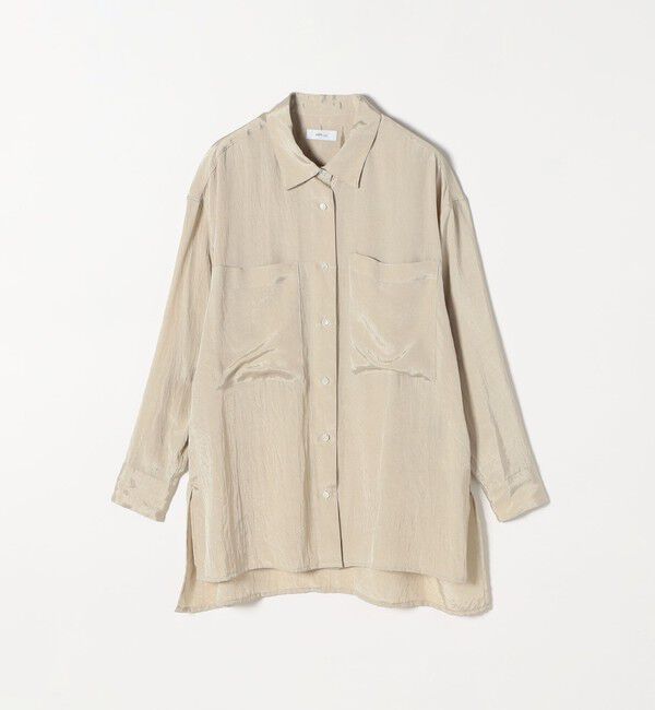 SHIPS any「SHIPS any:〈手洗い可能〉フロント ポケット オーバーサイズ シャツ」|シャツ・ブラウス|