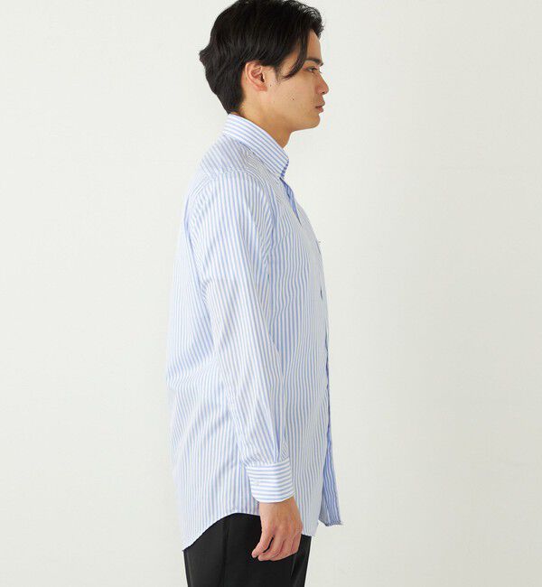 SHIPS Colors 「SHIPS Colors:イージーケア オルタネイト ストライプ ボタンダウン シャツ」|シャツ・ブラウス|