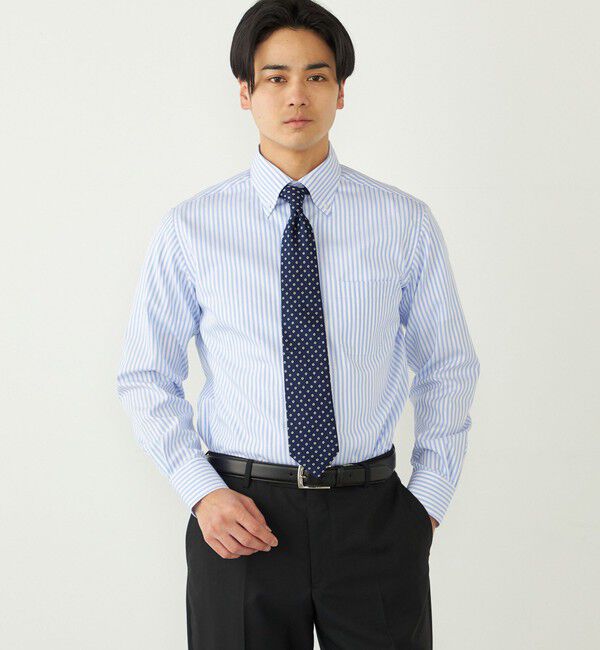 SHIPS Colors 「SHIPS Colors:イージーケア オルタネイト ストライプ ボタンダウン シャツ」|シャツ・ブラウス|