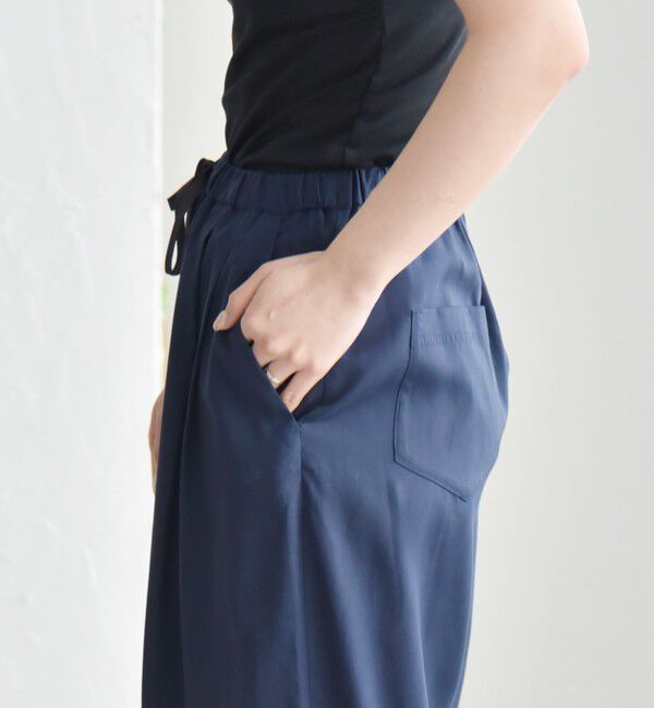 quaranciel「quaranciel:〈手洗い可能〉タック イージー ワイド パンツ」|その他|