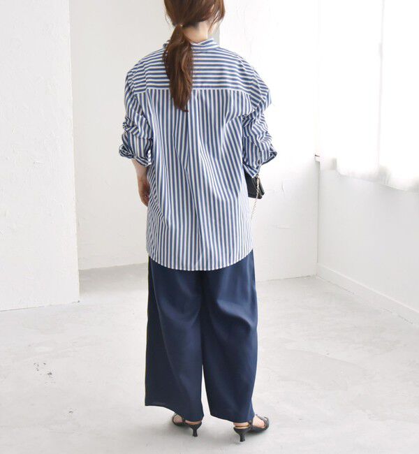 quaranciel「quaranciel:〈手洗い可能〉タック イージー ワイド パンツ」|その他|