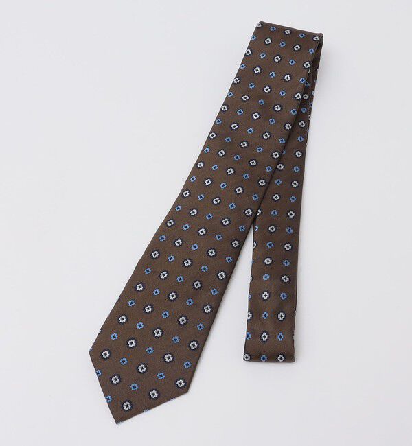 SHIPS Colors 「SHIPS Colors:シルク 小紋 ネクタイ◇」|ネクタイ・蝶ネクタイ|ブラウン系
