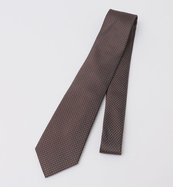 SHIPS Colors 「SHIPS Colors:シルク 小紋 ネクタイ◇」|ネクタイ・蝶ネクタイ|ブラウン