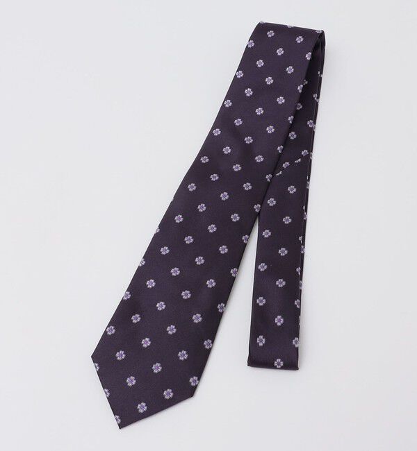 SHIPS Colors 「SHIPS Colors:シルク 小紋 ネクタイ◇」|ネクタイ・蝶ネクタイ|パープル