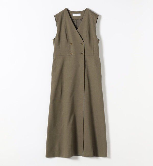 quaranciel「quaranciel: Vカラー ロング ジレ ワンピース」|ワンピース|