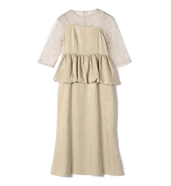 SHIPS for women「kaene:バルーン ペプラム ドレス（セレモニー対応可）」|ドレス|