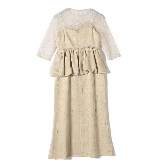 SHIPS for women「kaene:バルーン ペプラム ドレス（セレモニー対応可）」|ドレス|